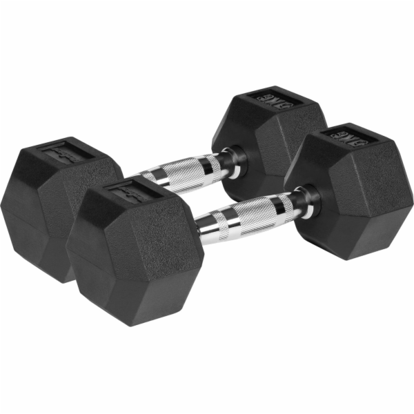Rebel pogumovaná šestihranná činka 1 x 5 kg