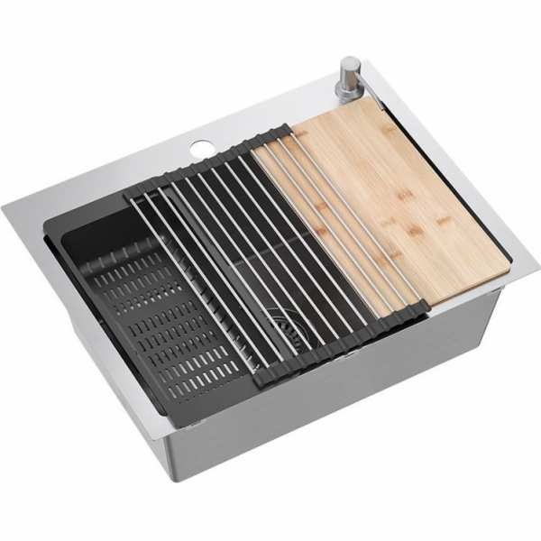 Quadron dřez Ocelový dřez LUKE 110 WORKSTATION Kartáčovan...