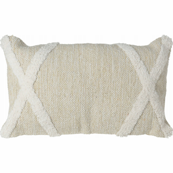 Home Styling Collection Dekorativní polštář, lněný efekt,...