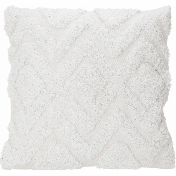 Home Styling Collection Bílý dekorační polštář, všívaná b...