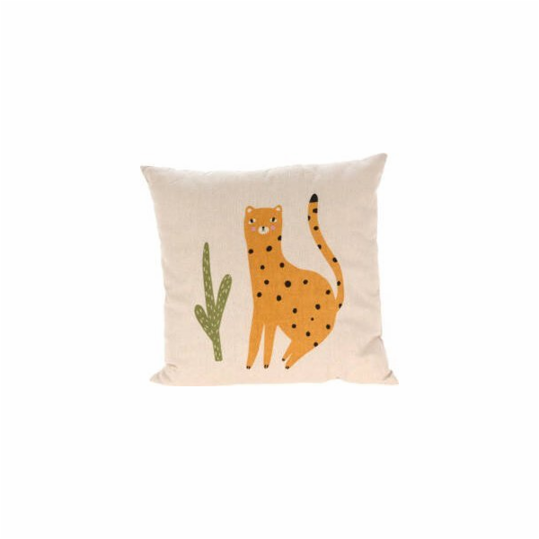 Home Styling Collection Dětský polštář SAFARI, 40 x 40 cm