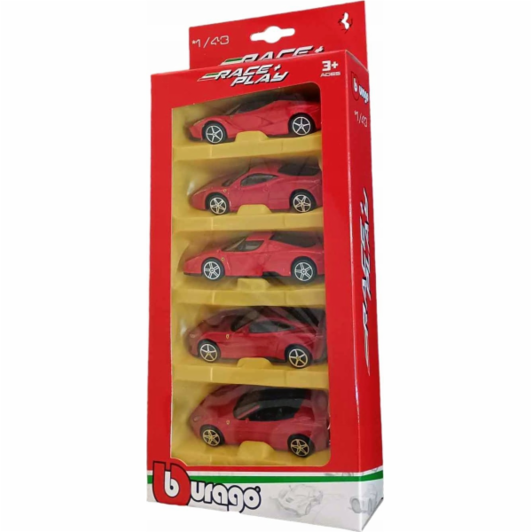 Bburago Ferrari Race + Play 5-pack 1:18 BBURAGO