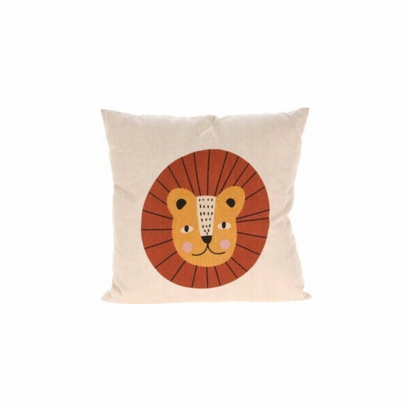 Home Styling Collection Dětský polštář SAFARI, 40 x 40 cm