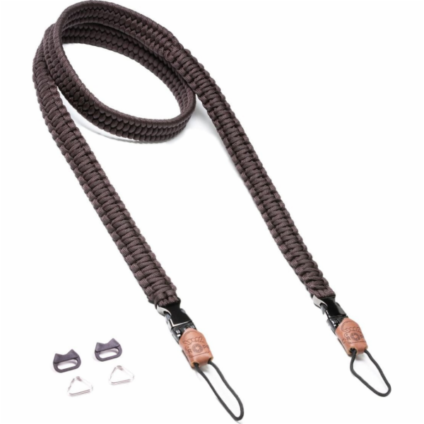 REV C-ROPE Kameragurt Traveler aus Paracord 125cm Dark Co...