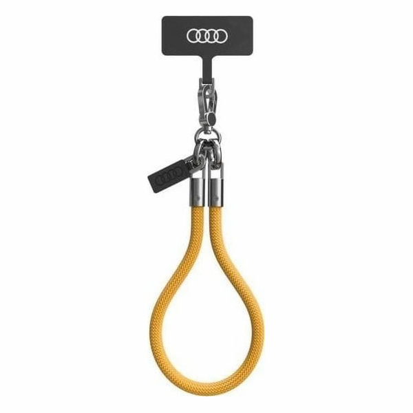 JetWorld Audi univerzální šňůrka na telefon 28cm 8mm žlut...