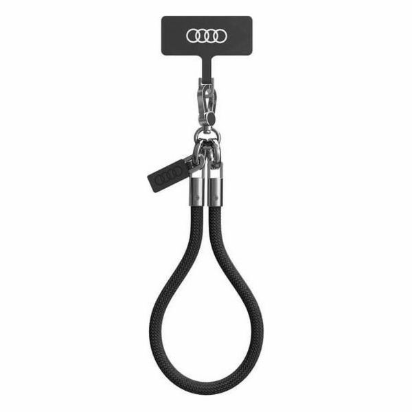 Audi Audi univerzální šňůrka na telefon 28cm 8mm černá/če...