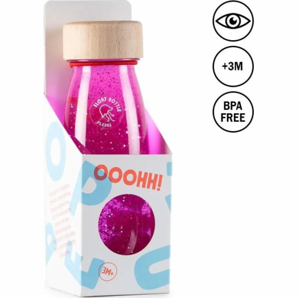 Petit Monkey Petit Boum, FLOAT sensory bottle pink