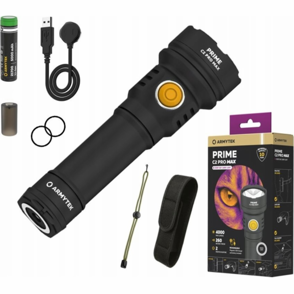Bílá svítilna Armytek PRIME C2 PRO MAX