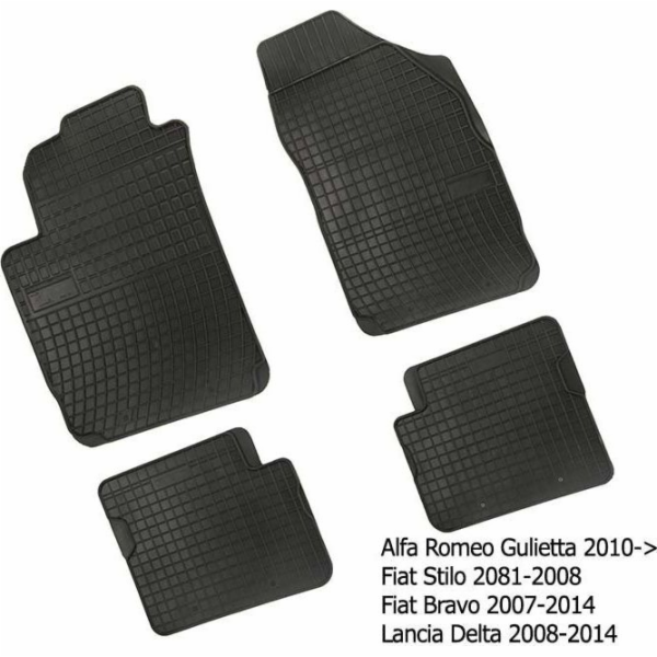 Frogum GUMOVÉ ROHOŽE ALFA ROMEO GULIETTA 2010- / FIAT STI...