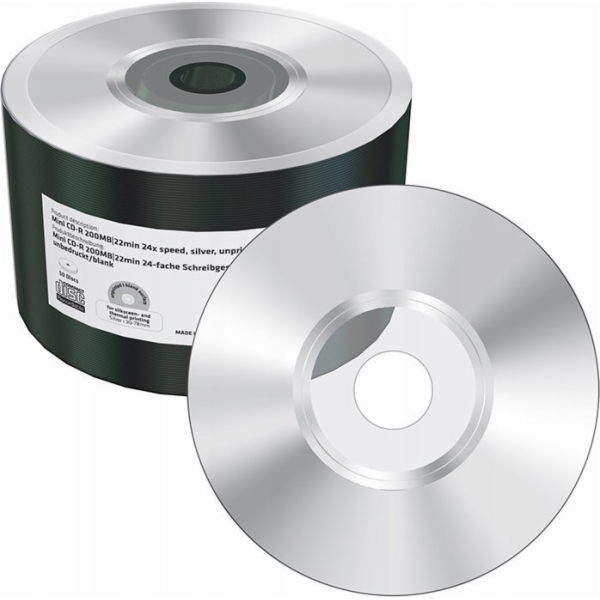 MediaRange MediaRange CD-R 200 MB 50ks nepotištěné/prázdn...