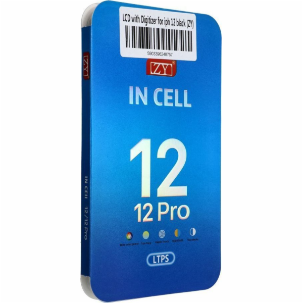 OEM displej pro iPhone 12 / 12 Pro Touchscreen Black (ZY-...