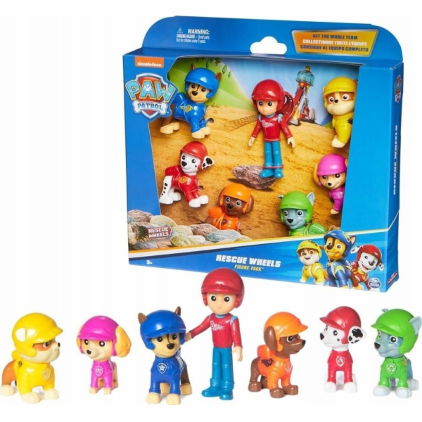 Paw Patrol Záchranná kolečka Paw Patrol Dárkové balení 7 ...