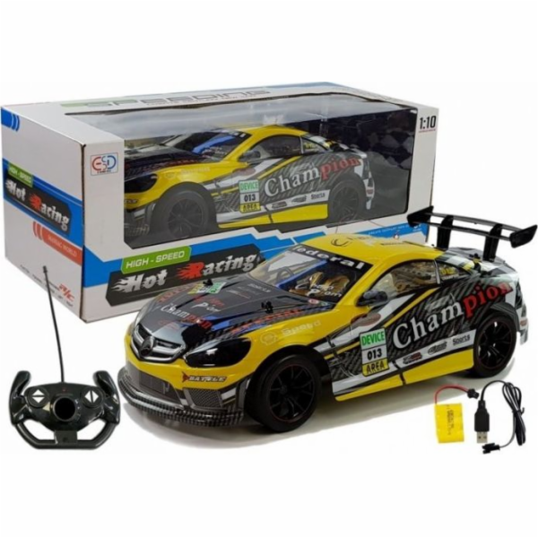 Sportovní auto na dálkové ovládání Lean Sport 1:10 Yellow...