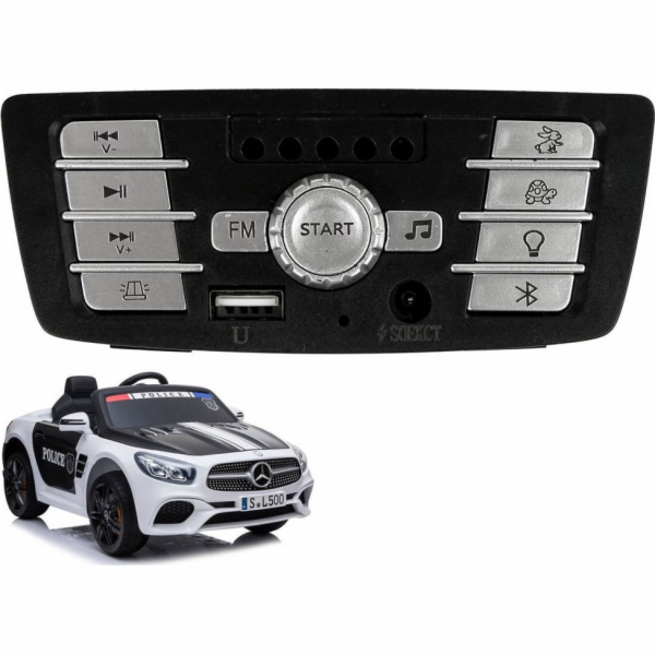 Lean Cars Car Music Panel Battery Mercedes SL500 Police