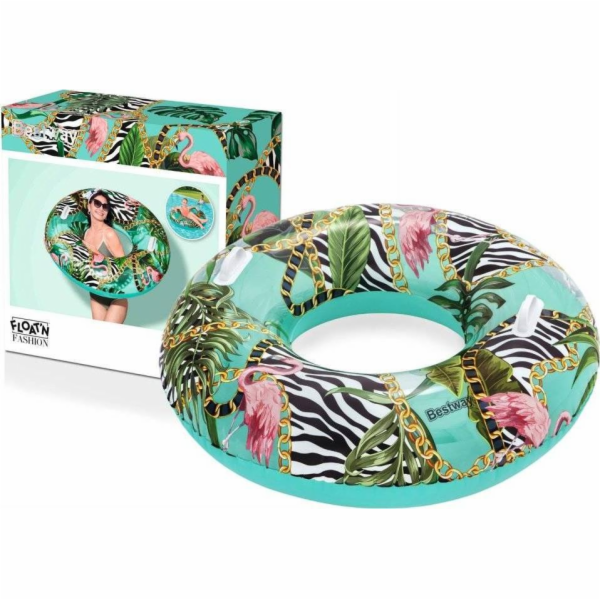 BESTWAY 36302 - Nafukovací kruh 114cm Floral Fantasy Swim...