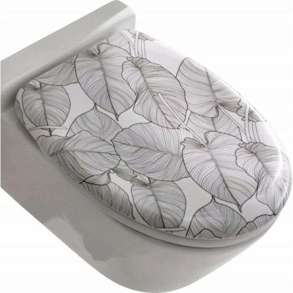 Wenko bidetové sedátko Duroplast WC sedátko s ozdobným po...