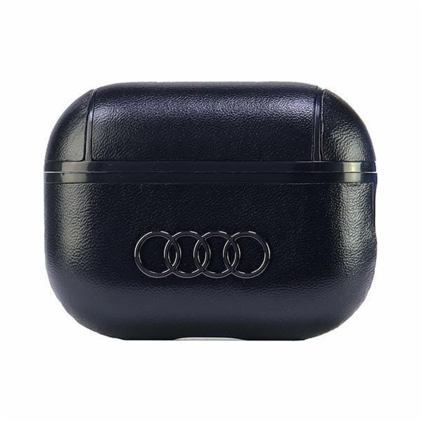 Kryt Audi Audi Leather Big Logo AirPods Pro 2 černo/černý...