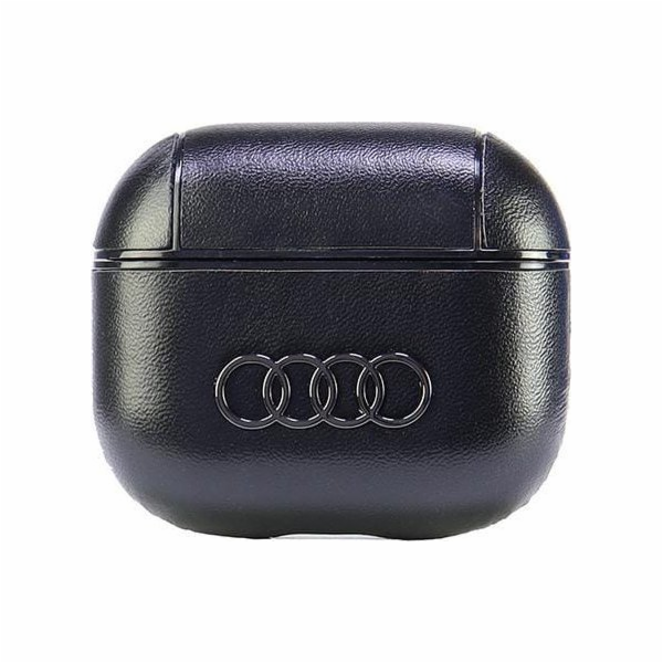 Kryt Audi Audi Leather Big Logo AirPods 3 černo/černý AU-...