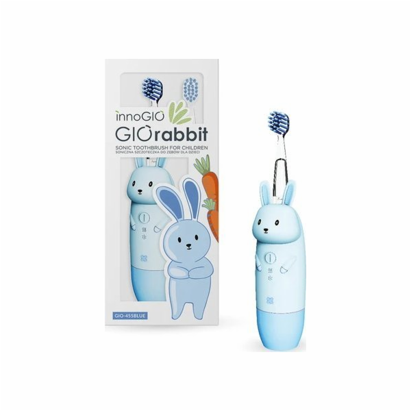 Modrý zubní kartáček InnoGio GIORABBIT