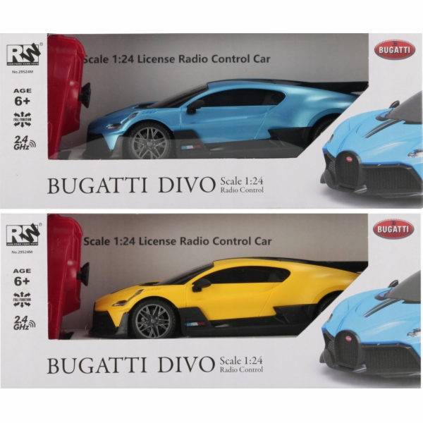Mega Creative CAR R/C FF LIC BUGATTI 25X11X12 MIX2 MC 36