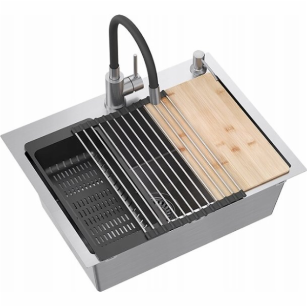 QUADRON LUKE 110 WORKSTATION dřez ocelový dřez (58x45x20)...