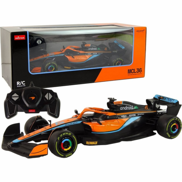 Závodní auto Rastar Auto R/C McLaren F1 1:18 Orange Rastar
