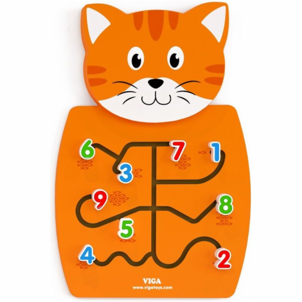 Nástěnný panel Viga Puzzle - Kotě