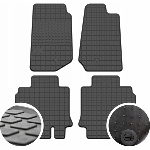 Gumové koberce Auto Comfort pro Jeep Wrangler JK III