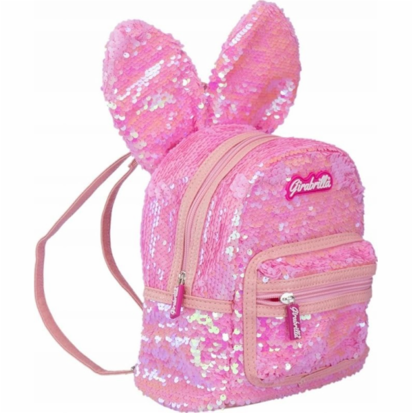 Pěkný batoh Girabrilla Bunny růžový