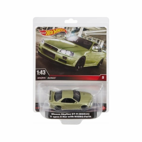 Mattel Hot Wheels Premium Nissan Skyline GT-R (BNR34)