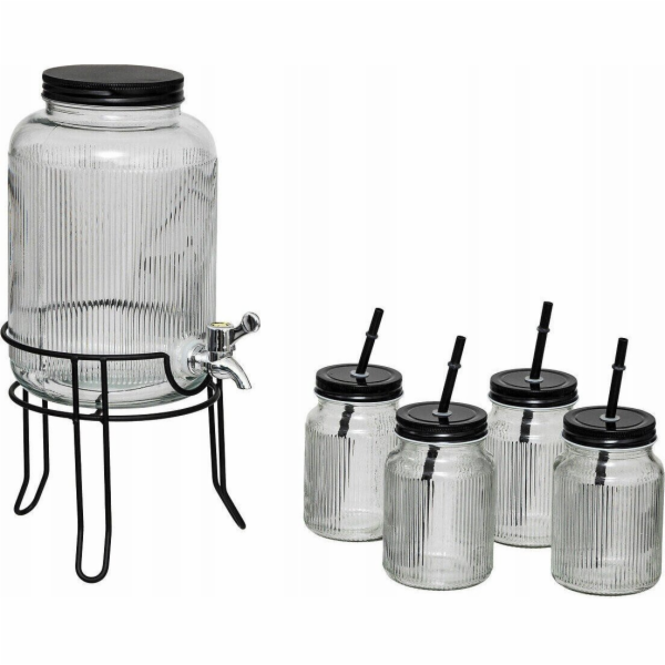 Secret de Gourmet Drinks dávkovač 4 l + 4 sklenice 450 ml