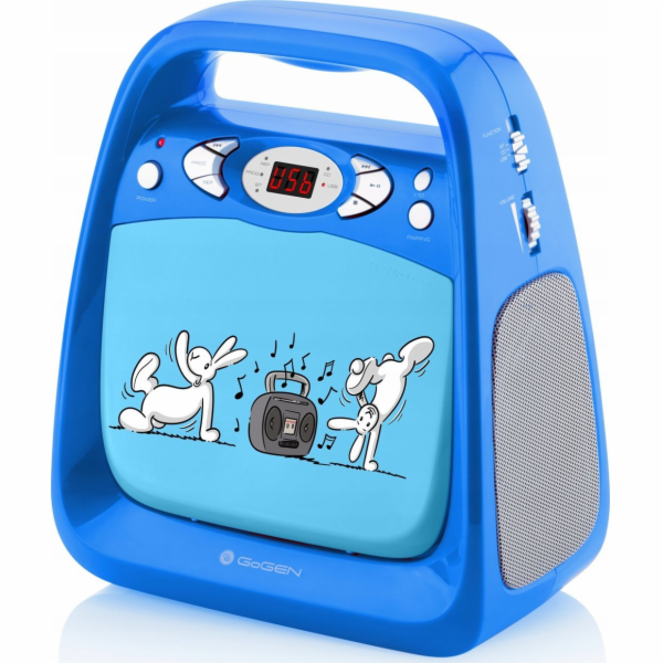 GoGEN GOGEN BOMBOX BOBKARAOKEB reproduktor BLUE RABBITS 8...