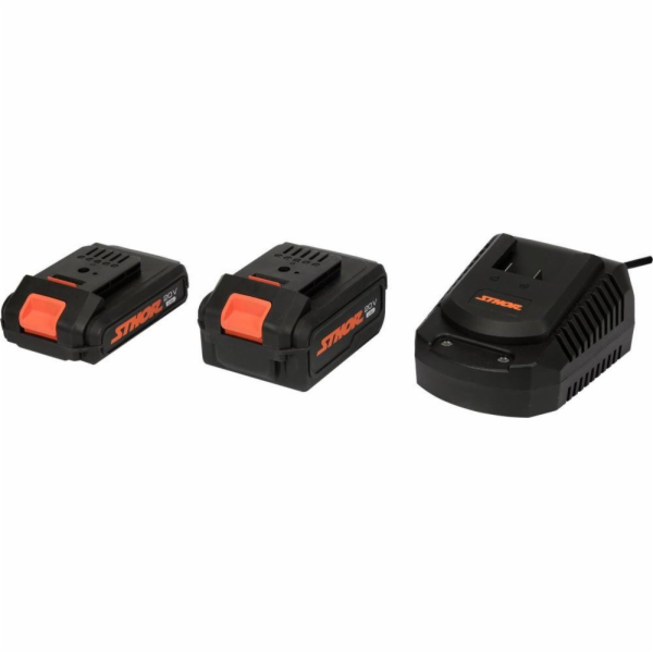 Startovací sada Toya STHOR 20V 1x2,0Ah + 1x4,0Ah + NABÍJEČKA
