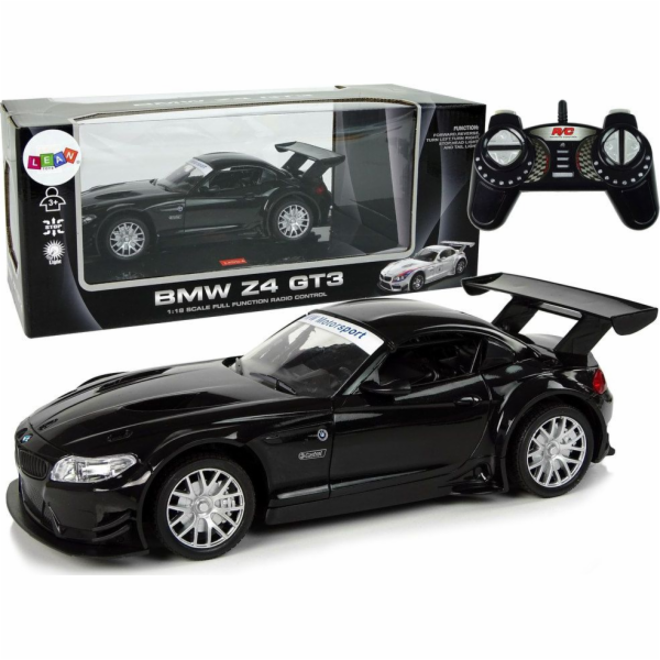 LeanToys Sports Car R/C 1:18 BMW Z4 GT3 černá 2,4 G světla