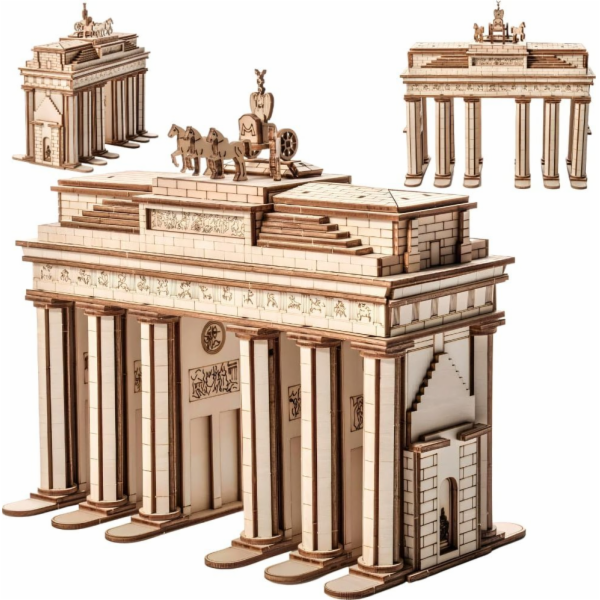 Dřevěné puzzle 3D model - Braniborská brána