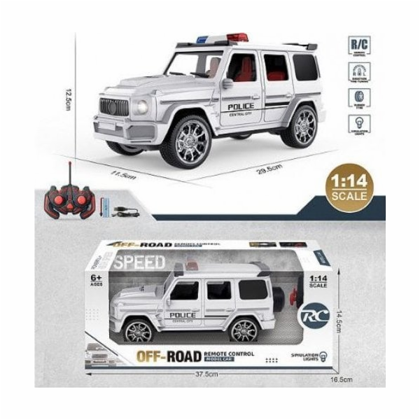 Bigtoys Policejní SUV do rádia s nabíječkou BAR2238 42238
