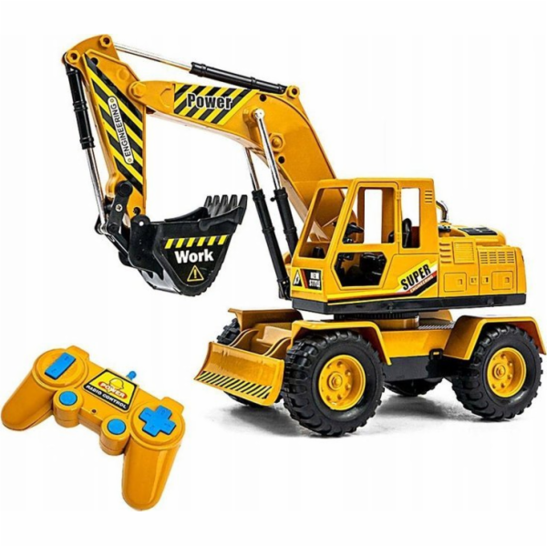 LeanToys dálkově ovládaný bagr, buldozer, dálkový ovladač...