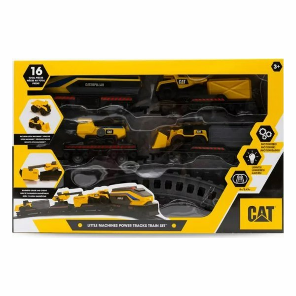 Dromader CAT Stavební vozidlo Vlak Set 82949/4