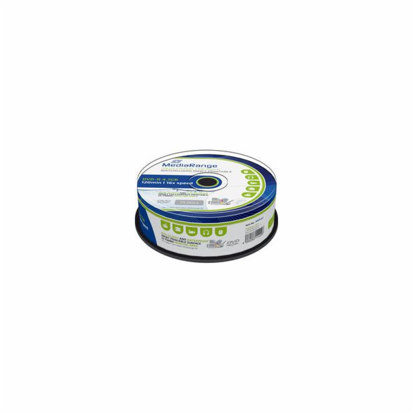 MediaRange DVD-R 4,7GB 16x 25ks (MRPL612)