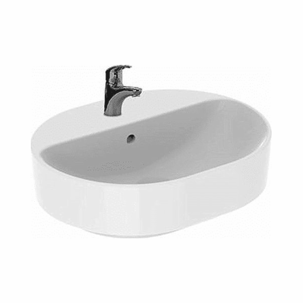 Kolo Variform umyvadlo, eliptické umyvadlo, 50 cm, na des...