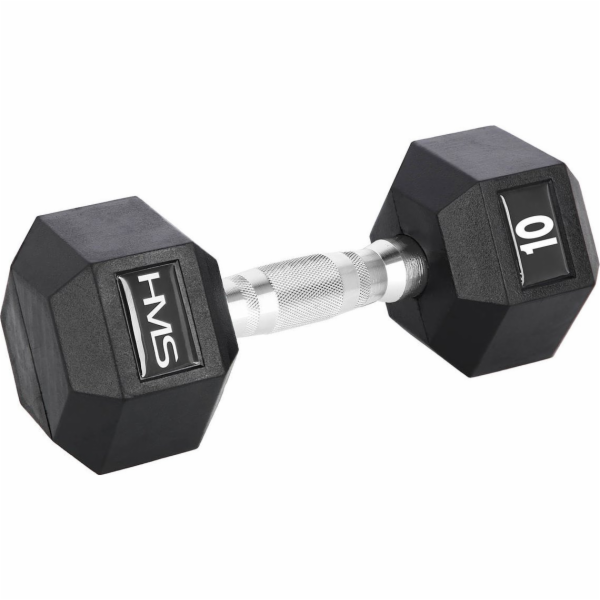 Dumbbelll 10 kg HMS HEX-PRO 10