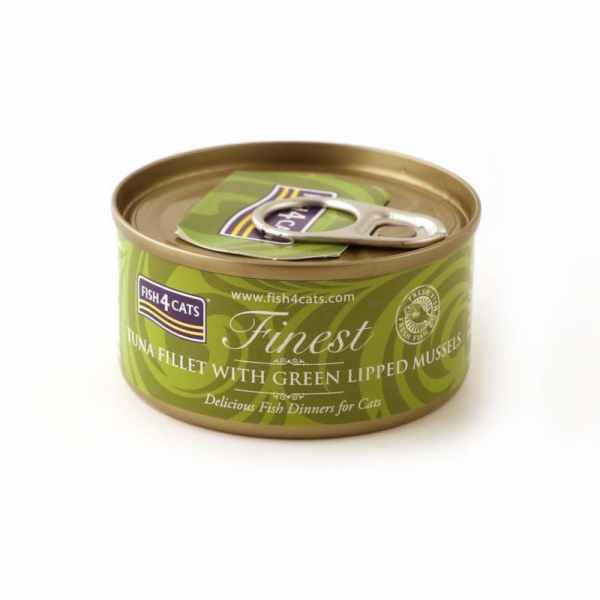 FISH4CATS Tuna fillet with green lipped mussel - mokré kr...