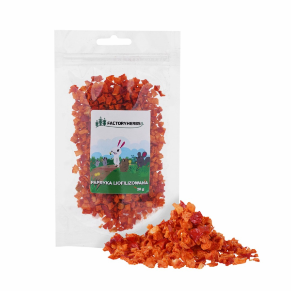 FACTORY HERBS Freeze-dried peppers - lahůdka pro hlodavce...