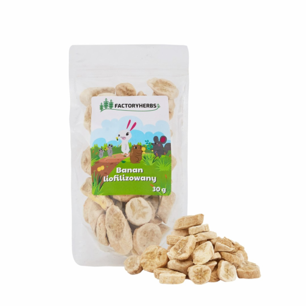 FACTORY HERBS Freeze-dried banana - lahůdka pro hlodavce ...