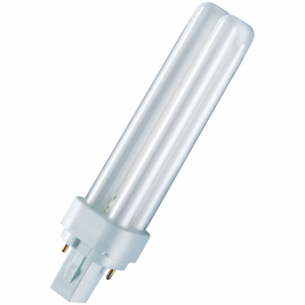 Osram DULUX D Energiesparlampe 18W/830 G24D-2 FS1