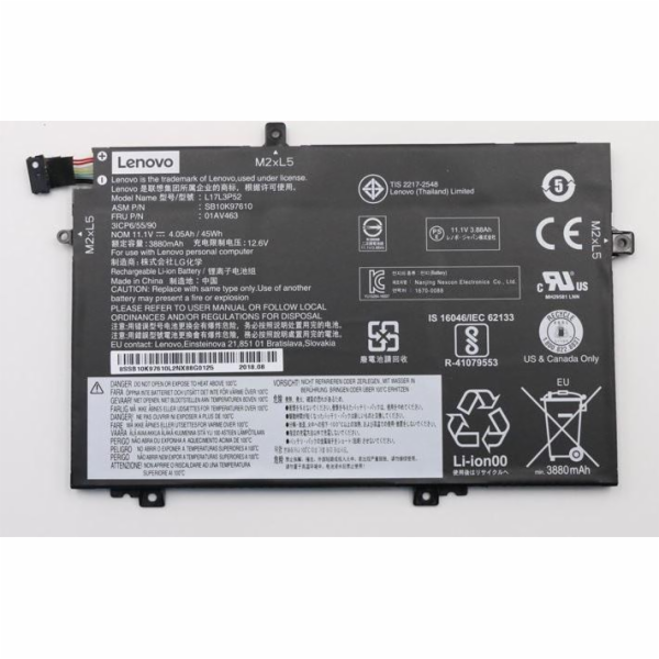 Baterie Lenovo Interní 3C 45WH LI baterie