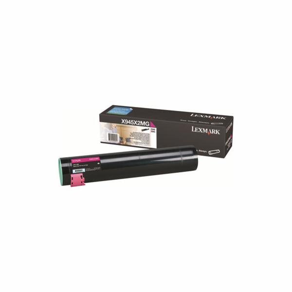 Lexmark - Vysoká výtěžnost - purpurová - originální - kaz...