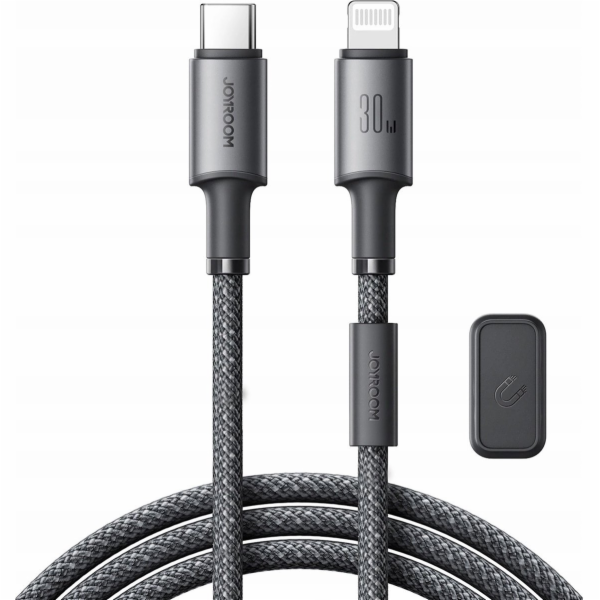 Joyroom 30W kabel USB-C Lightning, 1,2 m, šedý