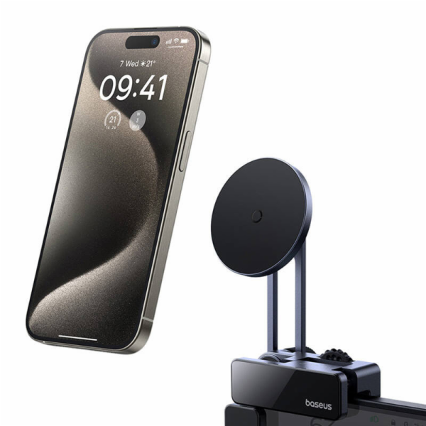 Baseus MaxView magnetický držák obrazovky do auta (šedý)