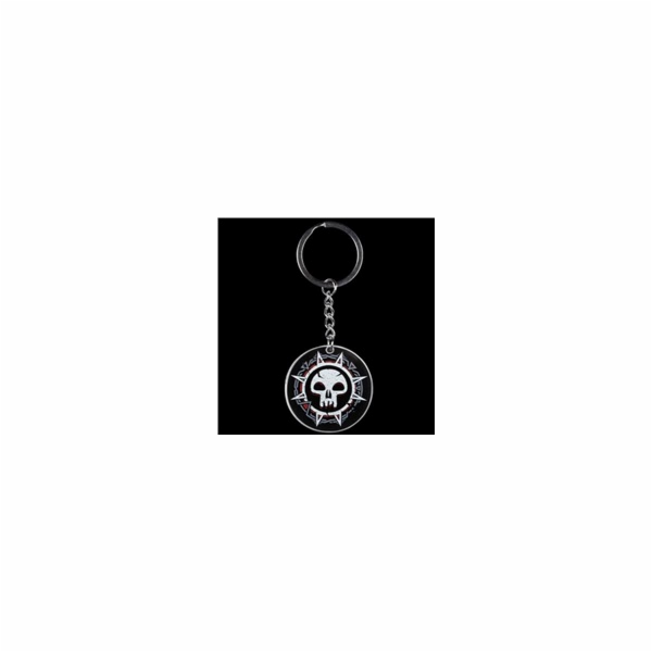 Konix Magic: The Gathering "Black Mana" Metal Keychain
